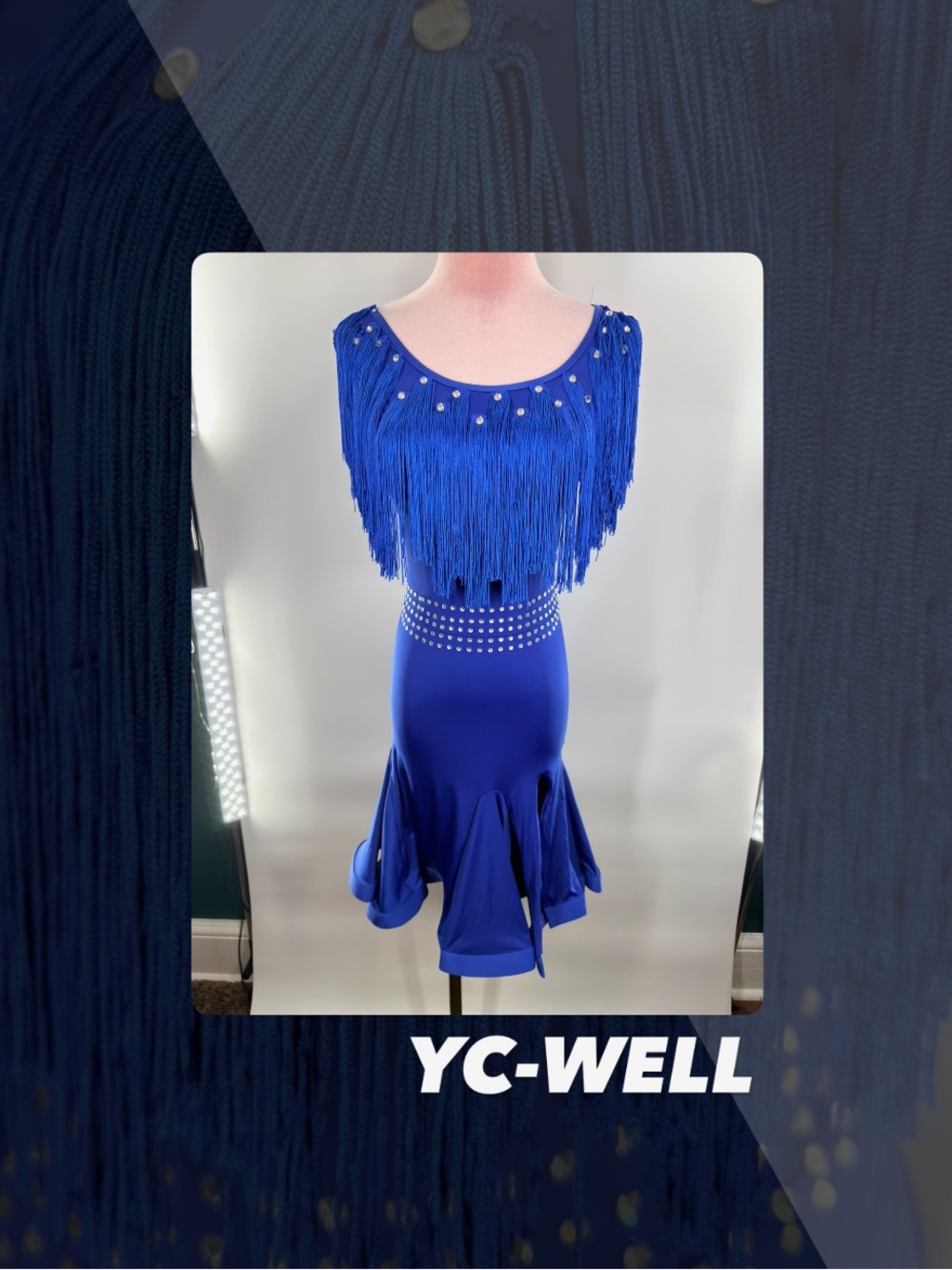 NWT YC-Well Fringe Rhythm Dress